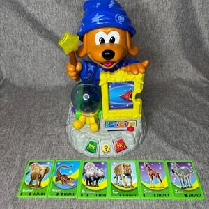 2006 Fisher-Price Quizzard the Wonder Wizard + 6 Cards. Tested & Works